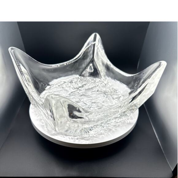 Large 1960's Brutalist Collectible Bowl Tapio Wirkkala For Littala Finland MCM - Picture 3 of 8